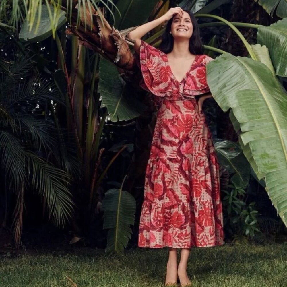 Johanna Ortiz midi dress
